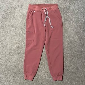 FIGS Zamora Jogger Scrub Pants | S Petite | Mauve